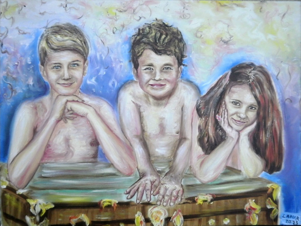 Poklad 3 olej plátno 60x80cm 2013