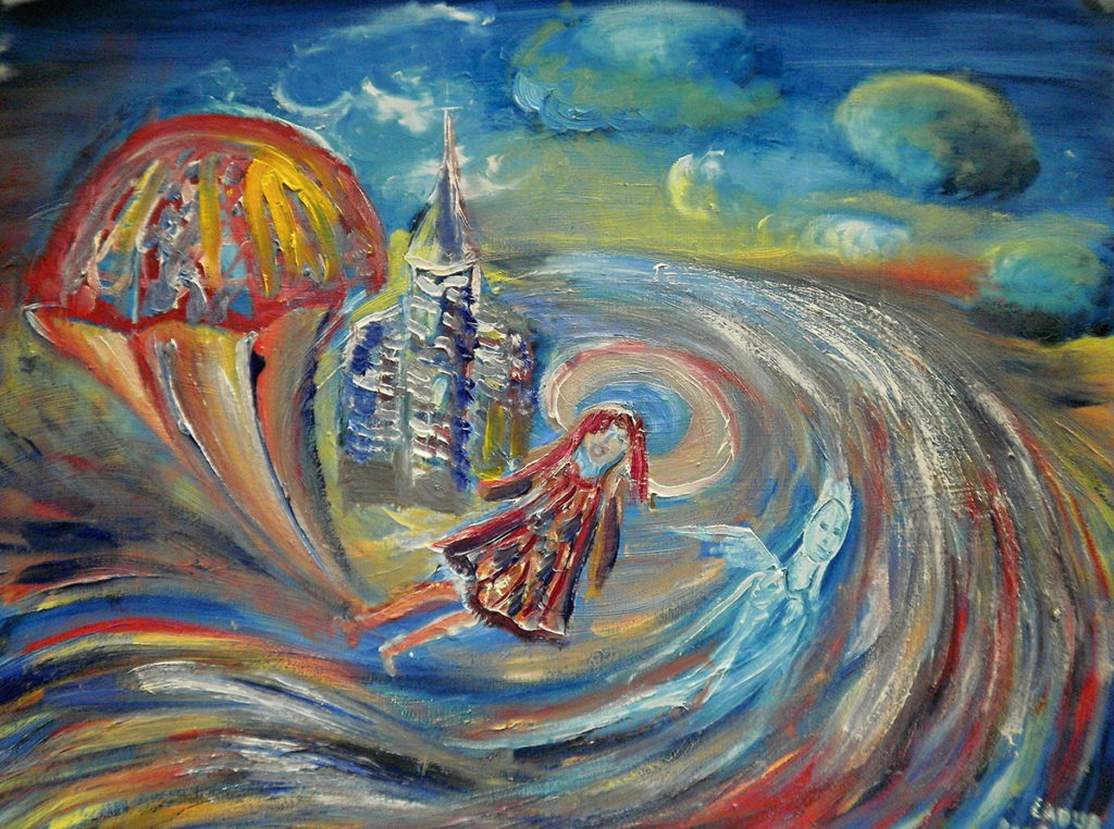Střed zájmu olej plátno 60x80cm 2011